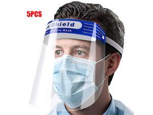 5PCS Safety Shield Protector Eyes And Face Full Clear Transparent Head Band Elastic Reusable Windproof Dustproof Cap 5PCS Safety Shield Protector Eyes And Face Full Clear Transparent Head Band Elastic Reusable Windproof Dustproof Cap