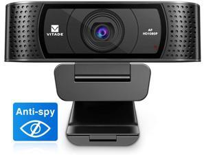 HD Webcam 1080P with Microphone & Cover Slide, Vitade 928A Pro USB  Computer Video Cam