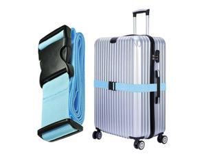Luggage Strap Suitcase Straps Travel Belts Accessories Strong Extra Safety Suitcase Adjustable Belt With Wide Clip Buckle, Blue Luggage Strap Suitcase Straps Travel Belts Accessories Strong Extra Safety Suitcase Adjustable Belt With Wide Clip Buckle, Blue