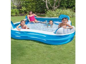inflatable pool with seats