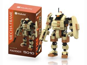 MyBuild Mecha Frame Ranger 5010 Mech Suit Robot Blocks Cabin Fit for a Minifig Great Articulation Action Figure 5 inches Height Bricks Building Toy Compatible with other Major Brands
