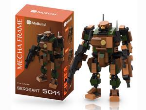 MyBuild Mecha Frame Sergeant 5011 Mech Suit Robot Blocks Cabin Fit for a Minifig Great Articulation Action Figure 5 inches Height Bricks Building Toy Compatible with other Major Brands MyBuild Mecha Frame Sergeant 5011 Mech Suit Robot Blocks Cabin Fit for a Minifig Great Articulation Action Figure 5 inches Height Bricks Building Toy Compatible with other Major Brands