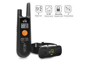 Dogcare Training Collar - Rechargeable Dog Shock Collar w/3 Training Modes, Beep, Vibration and Shock, 100% Waterproof Training Collar, Up to 1000Ft Remote Range, 0~99 Shock Levels Dog Training Set Dogcare Training Collar - Rechargeable Dog Shock Collar w/3 Training Modes, Beep, Vibration and Shock, 100% Waterproof Training Collar, Up to 1000Ft Remote Range, 0~99 Shock Levels Dog Training Set