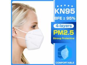 10 Pcs N95 Mask, KN95 FFP2 Face Mask Anti Covid-19 Virus, Oral And Nasal Hygiene, Breathable, Dustproof, Nonwoven Fabrics, Work Mask-Bacterial Filtration Efficiency>95% 10 Pcs N95 Mask, KN95 FFP2 Face Mask Anti Covid-19 Virus, Oral And Nasal Hygiene, Breathable, Dustproof, Nonwoven Fabrics, Work Mask-Bacterial Filtration Efficiency>95%