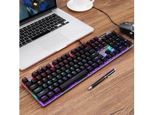 L300 Mechanical Keyboard 104-key Green Axis 20 Kinds Of Colorful Keyboard With Lights Ergonomic Computer For Pc Gamer Desktop With user manual L300 Mechanical Keyboard 104-key Green Axis 20 Kinds Of Colorful Keyboard With Lights Ergonomic Computer For Pc Gamer Desktop With user manual