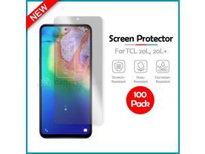 100-Pack LCD Ultra Clear HD Screen Shield Protector for Phone TCL 20L /20L+ Plus