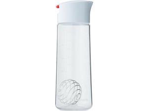 Tritan Salad Dressing Shaker with BlenderBall Wire Whisk - White/Red