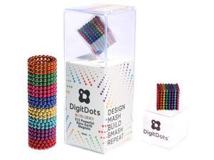 BrainSpark DigitDots Multi Colored 224 Pcs 5mm Magnetic Balls 8 Colors Fidget