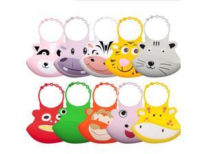 Silicone Baby Bibs Feeding Pocket Bibs Soft Waterproof Easy Food Catcher Cartoon Animal for Babies & Toddlers Frog Silicone Baby Bibs Feeding Pocket Bibs Soft Waterproof Easy Food Catcher Cartoon Animal for Babies & Toddlers Frog