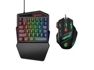 35 Buttons Gaming Keyboard Mechanical Keyboard and Mouse Kit Backlight Gaming Key-Pad Mouse Set Mobile Phones Game Accessories 35 Buttons Gaming Keyboard Mechanical Keyboard and Mouse Kit Backlight Gaming Key-Pad Mouse Set Mobile Phones Game Accessories