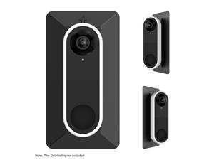 Wall Plate Come with L35°/R35 ° Wedge For Arlo Video Doorbell , Compatible With Arlo Video Doorbell Plastic Material Adjustment Mounting Wall Plate Wedge Kit, Black Wall Plate Come with L35°/R35 ° Wedge For Arlo Video Doorbell , Compatible With Arlo Video Doorbell Plastic Material Adjustment Mounting Wall Plate Wedge Kit, Black