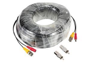 196ft BNC DC Connector Video Power Siamese Cable for CCTV Camera DVR 196ft BNC DC Connector Video Power Siamese Cable for CCTV Camera DVR