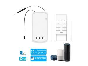 SONOFF IFan03+RM433+Base Ceiling Fan Controller Smart Switch Controller with RF Remote & Base WiFi Smart Ceiling Fan Light Controller APP Remote Control ON /OFF Control Fan Compatible with Alexa SONOFF IFan03+RM433+Base Ceiling Fan Controller Smart Switch Controller with RF Remote & Base WiFi Smart Ceiling Fan Light Controller APP Remote Control ON /OFF Control Fan Compatible with Alexa