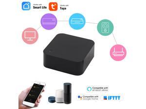Smart WiFi IR Remote Control WiFi(2.4Ghz) Enabled Infrared Universal Remote Controller For Air Conditioner TV DVD Fan Using Tuya Smart Life APP Compatible with Alexa Google Home IFTTT Voice Control Smart WiFi IR Remote Control WiFi(2.4Ghz) Enabled Infrared Universal Remote Controller For Air Conditioner TV DVD Fan Using Tuya Smart Life APP Compatible with Alexa Google Home IFTTT Voice Control