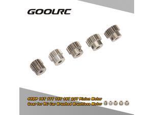 GoolRC 48DP 3.175mm 16T 17T 18T 19T 20T Pinion Motor Gear for 1/10 RC Car Brushed Brushless Motor GoolRC 48DP 3.175mm 16T 17T 18T 19T 20T Pinion Motor Gear for 1/10 RC Car Brushed Brushless Motor
