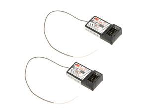 2PCS FLYSKY FS T6 FS-R6B 2.4Ghz 6CH Receiver for RC Helicopter Airplane Glider