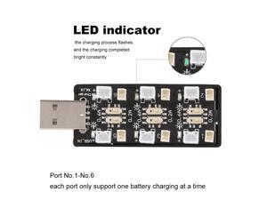 1S LiPo Battery USB Charger 1S LiHV Charger 6 Channel for LiHV 3.7V/4.35V 1S LiPo Battery 1S LiPo Battery USB Charger 1S LiHV Charger 6 Channel for LiHV 3.7V/4.35V 1S LiPo Battery