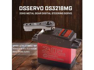 DSSERVO DS3218MG 20kg Metal Gear Digital Steering Servo for RC Baja Car Buggy Truck Boat Airplane Helicopter DSSERVO DS3218MG 20kg Metal Gear Digital Steering Servo for RC Baja Car Buggy Truck Boat Airplane Helicopter