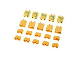 5 Pairs AMASS XT90-S XT90 Anti-Spark Male Female Connector Plug Kit for FPV Racing Drone Multirotor RC Airplane Car Battery 5 Pairs AMASS XT90-S XT90 Anti-Spark Male Female Connector Plug Kit for FPV Racing Drone Multirotor RC Airplane Car Battery