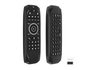 Backlit 2.4G Air Mouse Wireless Keyboard Voice Control 6-Axis Motion Sensing Backlight IR Learning for Smart TV Android TV BOX PC Backlit 2.4G Air Mouse Wireless Keyboard Voice Control 6-Axis Motion Sensing Backlight IR Learning for Smart TV Android TV BOX PC