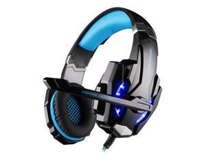 KOTION EACH G9000 3.5mm Gaming Headphone Stereo Game Headset Noise Cancellation Earphone with Mic LED Light Volume Control for PS4 Laptop Tablet Mobile Phones KOTION EACH G9000 3.5mm Gaming Headphone Stereo Game Headset Noise Cancellation Earphone with Mic LED Light Volume Control for PS4 Laptop Tablet Mobile Phones
