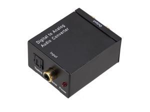 Digital to Analog Audio Converter Audio Switch Box Optical to RCA AV Switcher Selector Box Coaxial Toslink