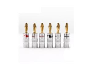 12pcs Amp Speaker Banana Connectors Fine-quality Pure Copper Sound Box Gold Plug 4MM Sound Box Wire Connector No Welding 12pcs Amp Speaker Banana Connectors Fine-quality Pure Copper Sound Box Gold Plug 4MM Sound Box Wire Connector No Welding