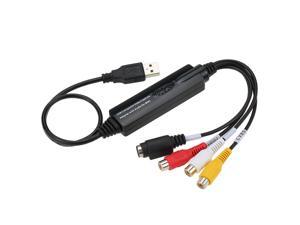 USB Video Audio Capture Grabber Recorder Adapter Card for MAC OS 10.4 - 10.12 Camcorder VHS Tape VCR DVD TV Box