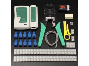 Ethernet LAN Kit Cable Fine Quality Crimper Crimping Tool Wire Stripper RJ45 Cable Tester Ethernet LAN Kit Cable Fine Quality Crimper Crimping Tool Wire Stripper RJ45 Cable Tester