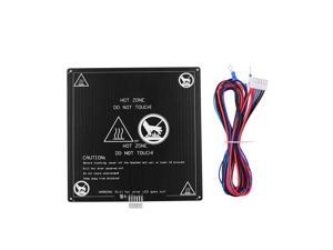 Aibecy Aluminum Heated Bed 12V Hotbed 220*220*3mm with Wire Cable Heatbed Platform Kit for Anet A8 A6 3D Printer Parts Aibecy Aluminum Heated Bed 12V Hotbed 220*220*3mm with Wire Cable Heatbed Platform Kit for Anet A8 A6 3D Printer Parts