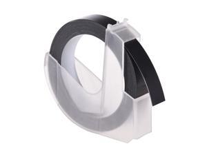 3D Plastic Embossing Label Tape Refill for DYMO 12965 1610 Label Maker with 3/8 Inch * 9.8 feet, 1 Roll Black 3D Plastic Embossing Label Tape Refill for DYMO 12965 1610 Label Maker with 3/8 Inch * 9.8 feet, 1 Roll Black