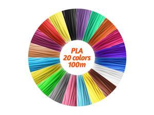 IDRAWING High-Precision 1.75mm PLA Filament Eco-friendly Material 3D Pen Filament Refills 20 Colors (Total 328FT)) IDRAWING High-Precision 1.75mm PLA Filament Eco-friendly Material 3D Pen Filament Refills 20 Colors (Total 328FT))