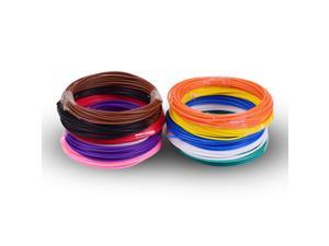 Anet 10pcs 1.75mm PCL Filament Eco-friendly Material 3D Pen Filament Refills Premium Set of 10 Different Colors for TECBOSS SUNLU Anet 3D Printing Pen Printer(Each color 5m, Totally 50m) Anet 10pcs 1.75mm PCL Filament Eco-friendly Material 3D Pen Filament Refills Premium Set of 10 Different Colors for TECBOSS SUNLU Anet 3D Printing Pen Printer(Each color 5m, Totally 50m)