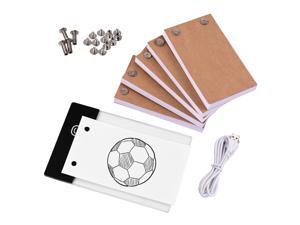 Flip Book Kit with Light Pad LED Light Box Tablet 300 Sheets Drawing Paper Flipbook with Binding Screws for Drawing Tracing Animation Sketching Cartoon Creation Flip Book Kit with Light Pad LED Light Box Tablet 300 Sheets Drawing Paper Flipbook with Binding Screws for Drawing Tracing Animation Sketching Cartoon Creation
