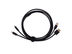 BOSTO 2-in-1 Cable for BOSTO 13HD/16HD/16HDK/16HDT/BT-16HD/BT-16HDK/BT-16HDT Graphics Drawing Tablet Monitor BOSTO 2-in-1 Cable for BOSTO 13HD/16HD/16HDK/16HDT/BT-16HD/BT-16HDK/BT-16HDT Graphics Drawing Tablet Monitor