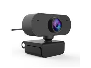 Full HD 1080P Webcam USB Mini Computer Camera Built-in Microphone, Flexible Rotatable