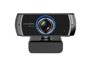 1080P HD Streaming Webcam USB Computer Video Camera 2 Megapixels 100° Wide Viewing Manual Focus with Microphone Plug & Play Compatible with Windows Android Mac for Video Meeting Online Training Live 1080P HD Streaming Webcam USB Computer Video Camera 2 Megapixels 100° Wide Viewing Manual Focus with Microphone Plug & Play Compatible with Windows Android Mac for Video Meeting Online Training Live