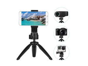 Folding Mini Tripod Stand Phone Camera Portable Tabletop Holder with 360 Degrees Rotatable Ball Head Cellphone Clip Compatible for iPhone Android Smartphone DSLR Camera Sports Camera Webcam Projector Folding Mini Tripod Stand Phone Camera Portable Tabletop Holder with 360 Degrees Rotatable Ball Head Cellphone Clip Compatible for iPhone Android Smartphone DSLR Camera Sports Camera Webcam Projector
