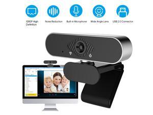 1080P Full High Definition Webcam Wide Angle Lens USB Web Camera with Built-in Microphone for Desktop PC Laptop Notebook 1080P Full High Definition Webcam Wide Angle Lens USB Web Camera with Built-in Microphone for Desktop PC Laptop Notebook
