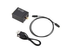 3.5mm Digital to Analog Audio Converter Optical Fiber Coaxial Signal to Analog Audio Adapter