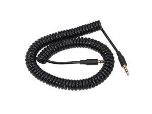 Audio Line Spring Coil 3.5mm Aux Cable Stereo Audio Auxiliary Cord Audio Line Spring Coil 3.5mm Aux Cable Stereo Audio Auxiliary Cord