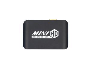 USB 3.0 to HD VGA Adapter USB to VGA HD Adaptor 1080P Converter Support HD VGA Multi-Display 2 in1 Sync Output USB 3.0 to HD VGA Adapter USB to VGA HD Adaptor 1080P Converter Support HD VGA Multi-Display 2 in1 Sync Output