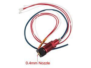Original Creality 3D Assembled Extruder Hotend Kit with Aluminum Heating Block 0.4mm Nozzzle 100K ohm Thermistor PTFE Tube 24V Compatible with CR-10S Pro/CR-10S Pro V2 3D Printer Original Creality 3D Assembled Extruder Hotend Kit with Aluminum Heating Block 0.4mm Nozzzle 100K ohm Thermistor PTFE Tube 24V Compatible with CR-10S Pro/CR-10S Pro V2 3D Printer