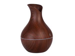 Humidifier Bedroom Essential Oil Aromatherapy Machine for Home Office (Dark-color Wood Grain Seven-color Light) Humidifier Bedroom Essential Oil Aromatherapy Machine for Home Office (Dark-color Wood Grain Seven-color Light)
