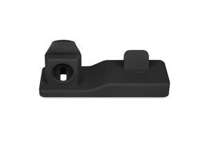 3-in-1 Silicone Stand Holder High-quality Charging Dock Compatible with Apple iPhone iWatch AirPods Charging Cable Hub Black 3-in-1 Silicone Stand Holder High-quality Charging Dock Compatible with Apple iPhone iWatch AirPods Charging Cable Hub Black