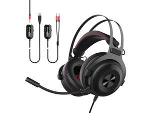 Ajazz The one Over-Ear E-sport Gaming Stereo Headset 7.1 Sound for PUBG 53mm Drive with PU Leather Soft Ear Pad Multifunction On-cord Control Ajazz The one Over-Ear E-sport Gaming Stereo Headset 7.1 Sound for PUBG 53mm Drive with PU Leather Soft Ear Pad Multifunction On-cord Control