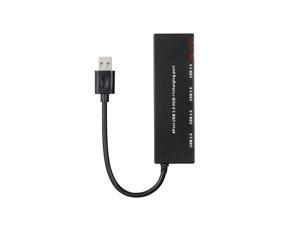 5 Ports Super Speed Mini Portable USB 3.0 Hub 5Gbps Transfer Speed With Dedicated Charging Port 2.4A Port (Black) 5 Ports Super Speed Mini Portable USB 3.0 Hub 5Gbps Transfer Speed With Dedicated Charging Port 2.4A Port (Black)
