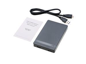2.5" SATA to USB 3.0 SSD/HDD Case 6Gbps High Speed HDD Enclosure HDD/SSD Caddy Drawer Design HDD Case