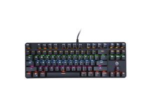 Illuminated Keyboard 87 Keys Gaming Keyboard USB Powered Operated Diverse Lighting Effect for Computer Laptop E-sports Compatible with WINDOWS XP/ WIN 7/ WIN 8/ WIN 10/ IOS System Illuminated Keyboard 87 Keys Gaming Keyboard USB Powered Operated Diverse Lighting Effect for Computer Laptop E-sports Compatible with WINDOWS XP/ WIN 7/ WIN 8/ WIN 10/ IOS System
