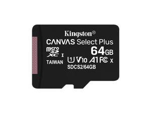 Kingston 64GB 100MB/s SDCS2 Class10 UHS-1 U1 V10 A1 Micro SD TF Card Memory Card